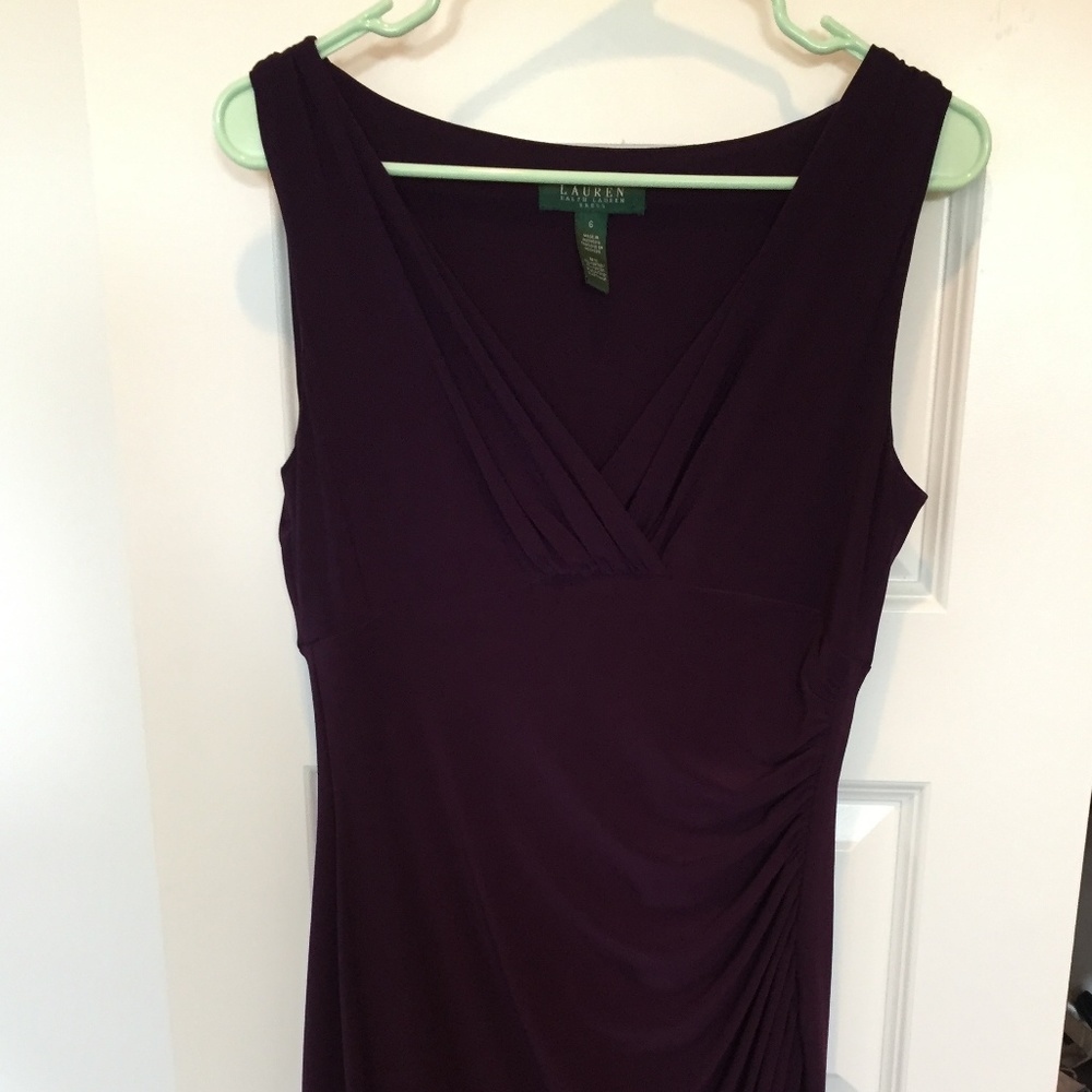Purple Sleeveless Dress